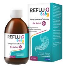 Zdjęcie produktu - Reflu-G Baby Syrop przeciwrefluksowy dla dzieci 0+, 210 ml