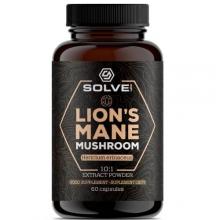 Zdjęcie produktu - Solve Labs Lion's Mane Sopl&oacute;wka Jeżowata, 60 kaps.