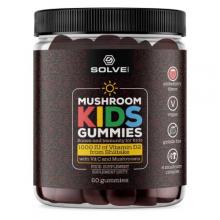 Zdjęcie produktu - Solve Labs Mushroom Kids Gummies Żelki dla dzieci, 60 szt.
