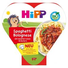 Zdjęcie produktu - HiPP BIO Spaghetti bolognese po 1. roku, 250 g