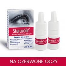 Zdjęcie produktu - STARAZOLIN Krople do oczu 0,05% 2x5 ml, 10 ml