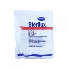 Zdjęcie produktu - STERILUX Kompresy gazowe jałowe 17-nitkowe 12-warstwowe 10cm x 10cm, 3szt.