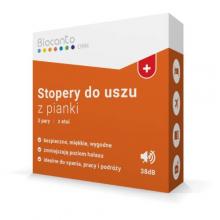Zdjęcie produktu - BIOCANTO Stopery do uszu z pianki, 3pary 