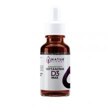Zdjęcie produktu - NaturPlanet Witamina D3 Max 1 kropla 4000iu krople, 30ml