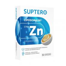Zdjęcie produktu - SUPTERO Liposomalna Cynk, 30 kaps.