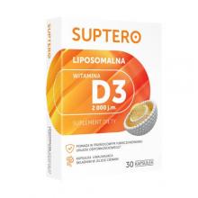 Zdjęcie produktu - SUPTERO Liposomalna witamina D3 2000 j.m., 30 kaps.