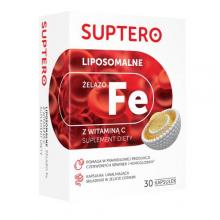 SUPTERO Liposomalna Żelazo, 30 kaps.