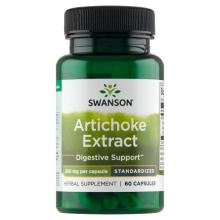Zdjęcie produktu - SWANSON Artichoke Karczoch 250mg, 60 kapsułek