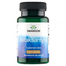 Zdjęcie produktu - SWANSON Astaksantyna 4mg, 60 kapsułek
