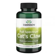 Zdjęcie produktu - SWANSON Cat's Claw Koci pazur 500mg, 100 kapsułek 