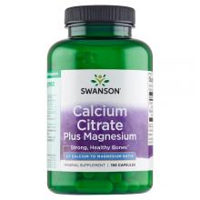 Zdjęcie produktu - SWANSON Cytrynian Wapnia + Magnez, 150 kapsułek