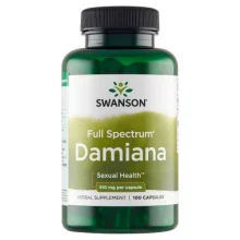 Zdjęcie produktu - SWANSON Damiana 510mg - 100 kaps.
