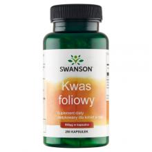 Zdjęcie produktu - Swanson Kwas foliowy 800 &micro;g, 250 kaps.