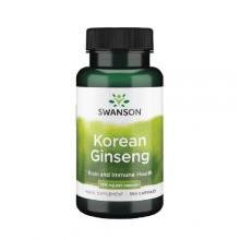 Zdjęcie produktu - SWANSON Korean Ginseng Żeń-Szeń koreański 500mg, 100 kapsułek