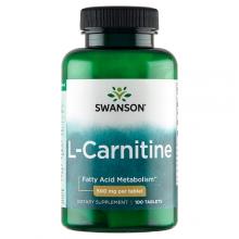 Zdjęcie produktu - SWANSON L-Karnityna 500mg - 100 tabletek