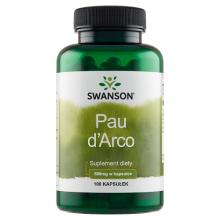 Zdjęcie produktu - Swanson Pau d'Arco 500 mg, 100 kaps.