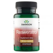 Zdjęcie produktu - Swanson Resweratrol 250 mg, 30 kaps.