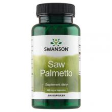 Zdjęcie produktu - SWANSON Saw Palmetto 540mg, 100 kapsułek 