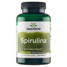 Zdjęcie produktu - SWANSON Spirulina 500mg, 180 tabletek