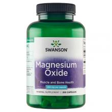 Zdjęcie produktu - SWANSON Tlenek magnezu 200mg, 250 kapsułek