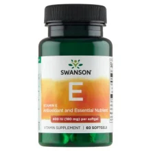 Zdjęcie produktu - SWANSON Witamina E 400UI, 60 kapsułek