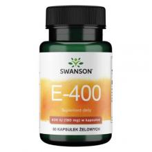 Zdjęcie produktu - SWANSON Witamina E 400UI, 60 kapsułek 