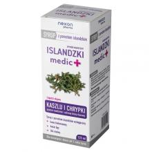 Zdjęcie produktu - Islandzki medic+ Syrop z porostem islandzkim na suchy kaszel i chrypkę, 125 ml