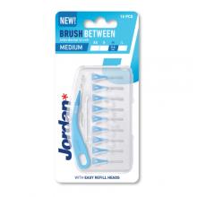 Zdjęcie produktu - JORDAN Brush Between Szczoteczki międzyzębowe M 0,6mm, 10 szt.