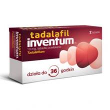 Zdjęcie produktu - Tadalafil inventum 10mg, 2 tabletki powlekane USZKODZONE OPAKOWANIE TEKTUROWE