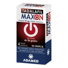 Zdjęcie produktu - Tadalafil Maxon 10 mg, 4 tabletki powlekane