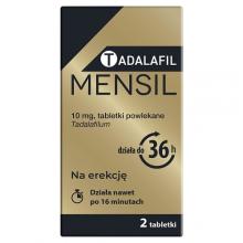 Zdjęcie produktu - Tadalafil Mensil 10mg, 2tabl. powl.