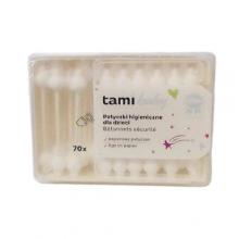 Zdjęcie produktu - TAMI My Baby Patyczki higieniczne do uszu dla dzieci i niemowląt, 70 szt.