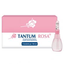 Tantum Rosa roztw&oacute;r dopochwowy 1mg/ml- 5 butelek x 140ml