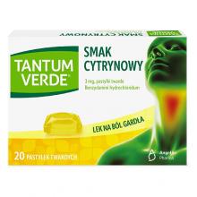 Zdjęcie produktu - TANTUM Verde 3mg Cytrynowe, 20 pastylek 
