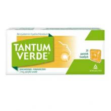 Zdjęcie produktu - TANTUM Verde 3mg Miodowo-pomarańczowe, 20 pastylek do ssania