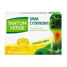 Zdjęcie produktu - Tantum Verde smak cytrynowy 3 mg, 30 pastylek 