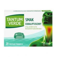 Zdjęcie produktu - TANTUM VERDE 3mg o smaku eukaliptusowym, 20 pastylek