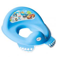 Zdjęcie produktu - TEGA BABY Nakładka sedesowa dla dziecka antypoślizgowa Auta niebieska, 1szt.