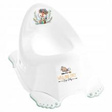 Zdjęcie produktu - TEGA BABY Nocnik antypoślizgowy z pozytywką DZIKI ZACH&Oacute;D biały - lisek, 1szt.