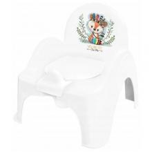 Zdjęcie produktu - TEGA BABY Nocnik krzesełko z pozytywką DZIKI ZACH&Oacute;D biały - lisek, 1szt.