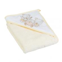 Zdjęcie produktu - TEGA BABY Okrycie kąpielowe MIŚ Beżowy 80x80cm, 1szt.