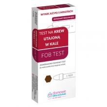 Zdjęcie produktu - Test FOB do wykrywania krwi utajonej w kale - 1 sztuka