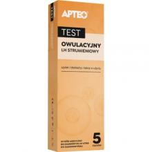 Zdjęcie produktu - APTEO Test owulacyjny LH strumieniowy, 5szt.