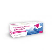 Zdjęcie produktu - DIATHER Test owulacyjny ultraczuły strumieniowy, 5 sztuk