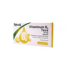 Zdjęcie produktu - TEVA VITAMINUM B6 50 mg - 50 tabletek 