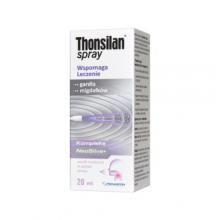 Zdjęcie produktu - Thonsilan nawilżający spray do gardła z jonami srebra - 20 ml 
