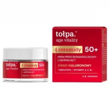 Zdjęcie produktu - Tołpa Age Vitality 4 Ceramidy Krem do twarzy przeciwzmarszczkowy, ujędrniający 50+, 50 ml