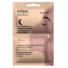 Zdjęcie produktu - TOŁPA MASKING Na dobranoc maseczka CICA regenerująca, 2x5ml