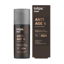 Zdjęcie produktu - Tołpa Men Anti Age & Skin Barrier 40+ Nawilżający krem przeciwzmarszczkowy, 50 ml