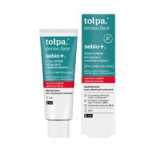Zdjęcie produktu - TOŁPA sebio +, korygujący niedoskonałości CICA-KREM lekki, na noc, 40 ml